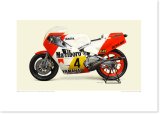 Photo: 1983 YAMAHA YZR500 (0W70) - Marlboro Yamaha Team Agostini 