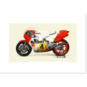 Photo: 1983 YAMAHA YZR500 (0W70) - Marlboro Yamaha Team Agostini
