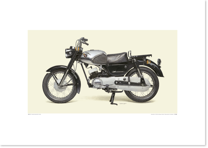 Photo1: 1962 KAWASAKI 125 B8