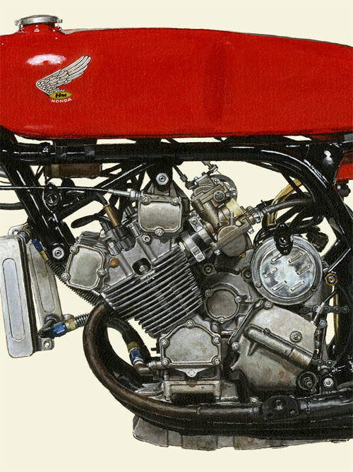 Photo: 1966-67 Honda RC166 - Naked