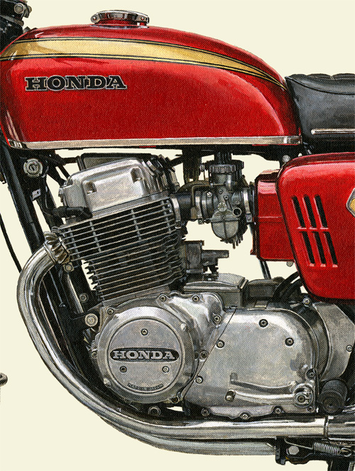 Photo: 1969 Honda Dream CB750 Four (K0)  
