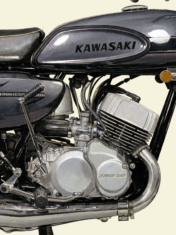 Photo: 1969 KAWASAKI 500SS MachIII / H1