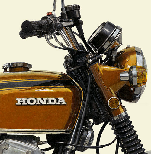 Photo: 1970 Honda Dream CB750 Four (K1)  