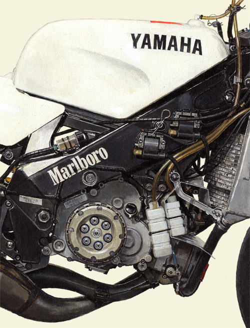 Photo: 1992 YAMAHA YZR500 (OWE0) - Marlboro Yamaha Team Roberts