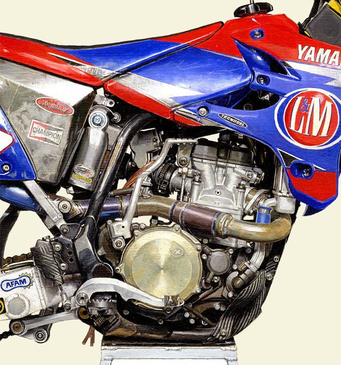 Photo: 2003 YAMAHA YZ450FM - Yamaha L&M Motocross Team